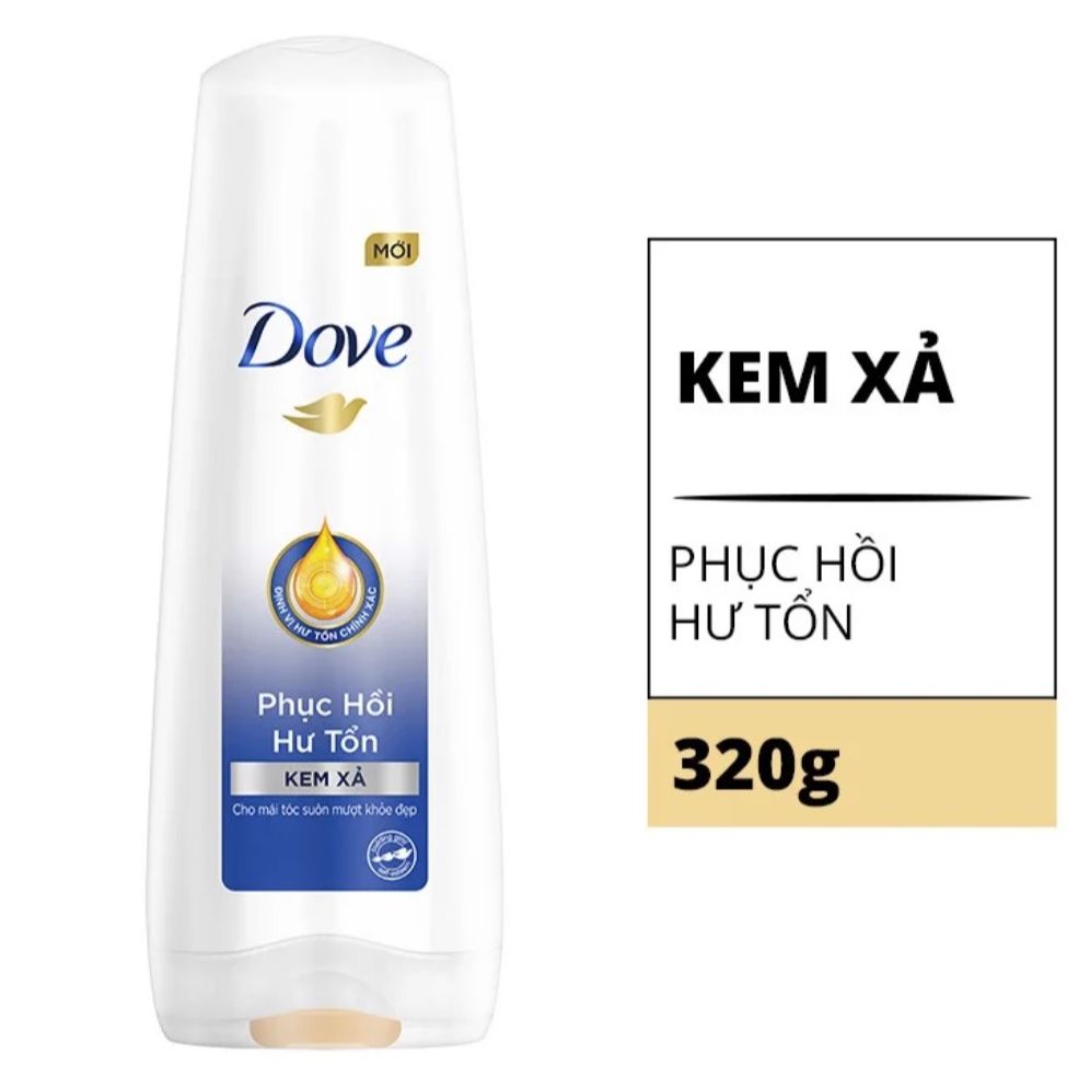 DẦU XẢ DOVE PHỤC HỒI HƯ TỔN 320gr