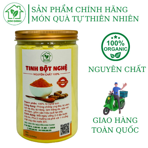 Tinh Bột Nghệ Nguyên Chất - Hộp 500gr