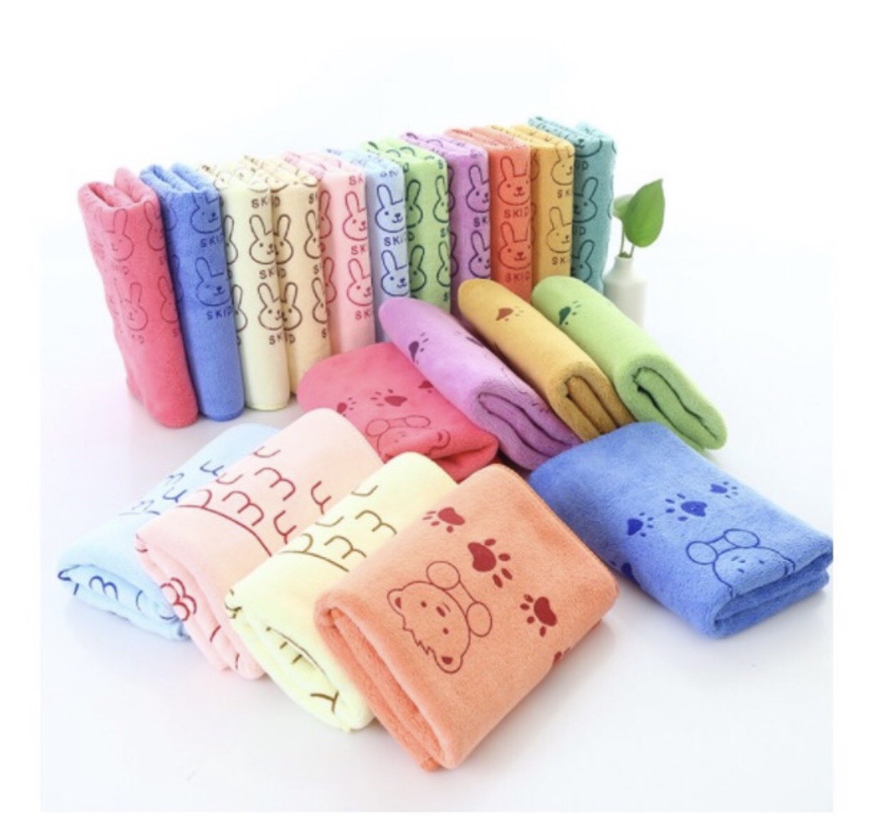 Khăn mặt cho bé, kt 25 * 50 cm, siêu mềm