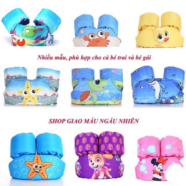 PHAO TAY LIỀN THÂN PHAO BƠI CHO TRẺ EM