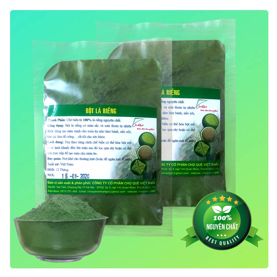 Bột Lá Riềng Nguyên Chất 50g