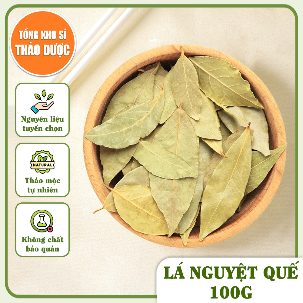 Lá nguyệt quế 50g, lá thơm, bay leaf, gia vị nấu ăn, trang trí, xông nhà, khử mùi, tốt cho tiêu hóa