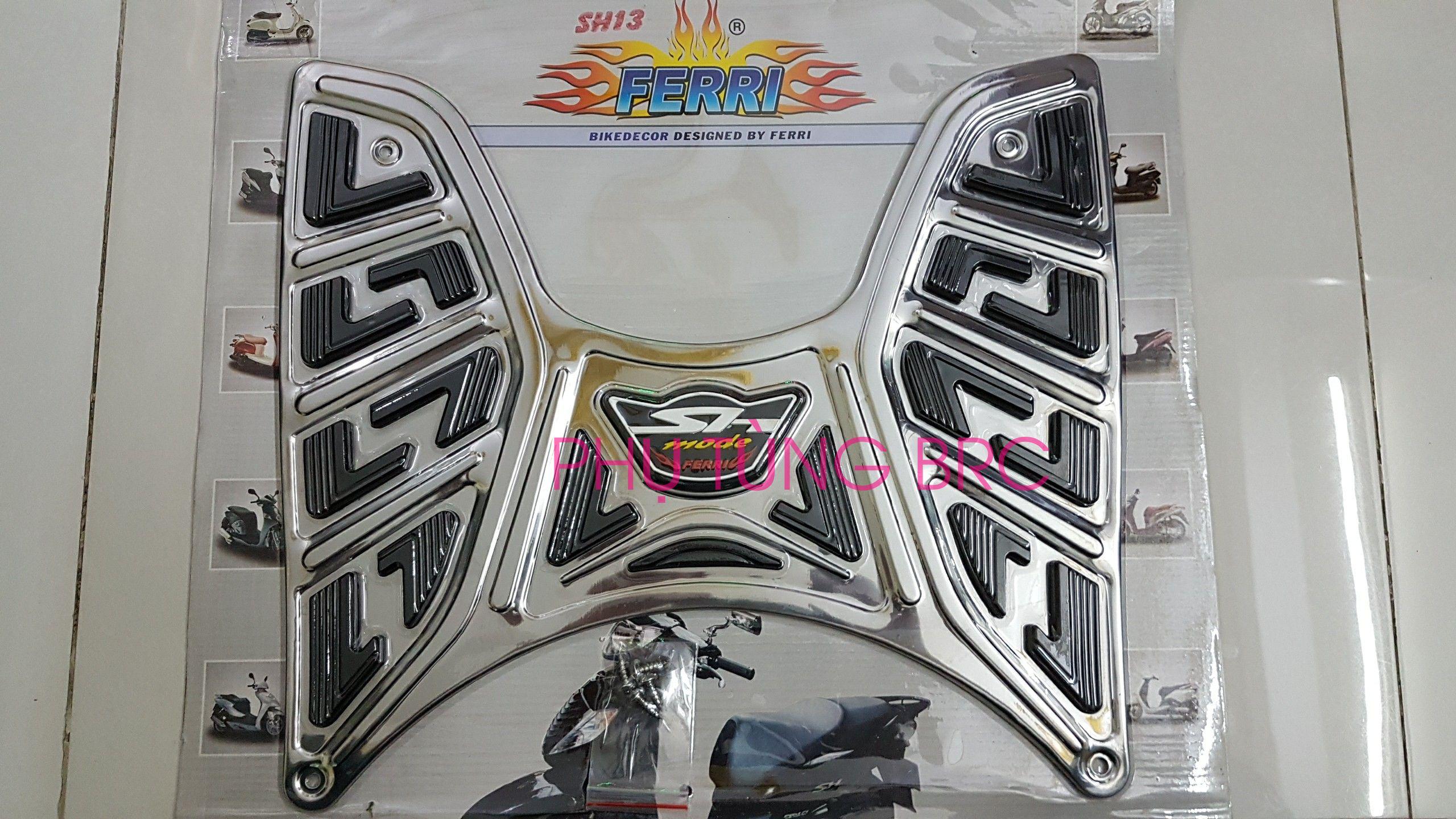 Thảm INOX lót sàn xe SH MODE 2016-2019