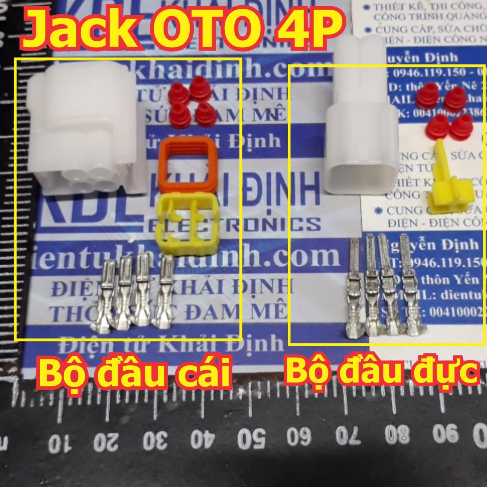 BỘ RỜI ĐẦU NHỰA LÕI SẮT ĐỰC CÁI ĐẦU NỐI HEADER JACK OTO XE MÁY ĐIỆN chống nước 2.3mm 4P 6P 9P 16P kde5026