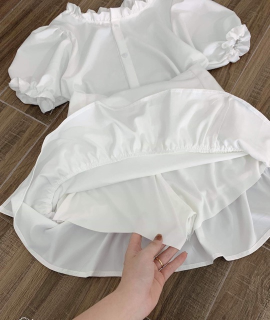 Set Áo kiểu croptop kèm chân váy đuôi cá Ulzzang