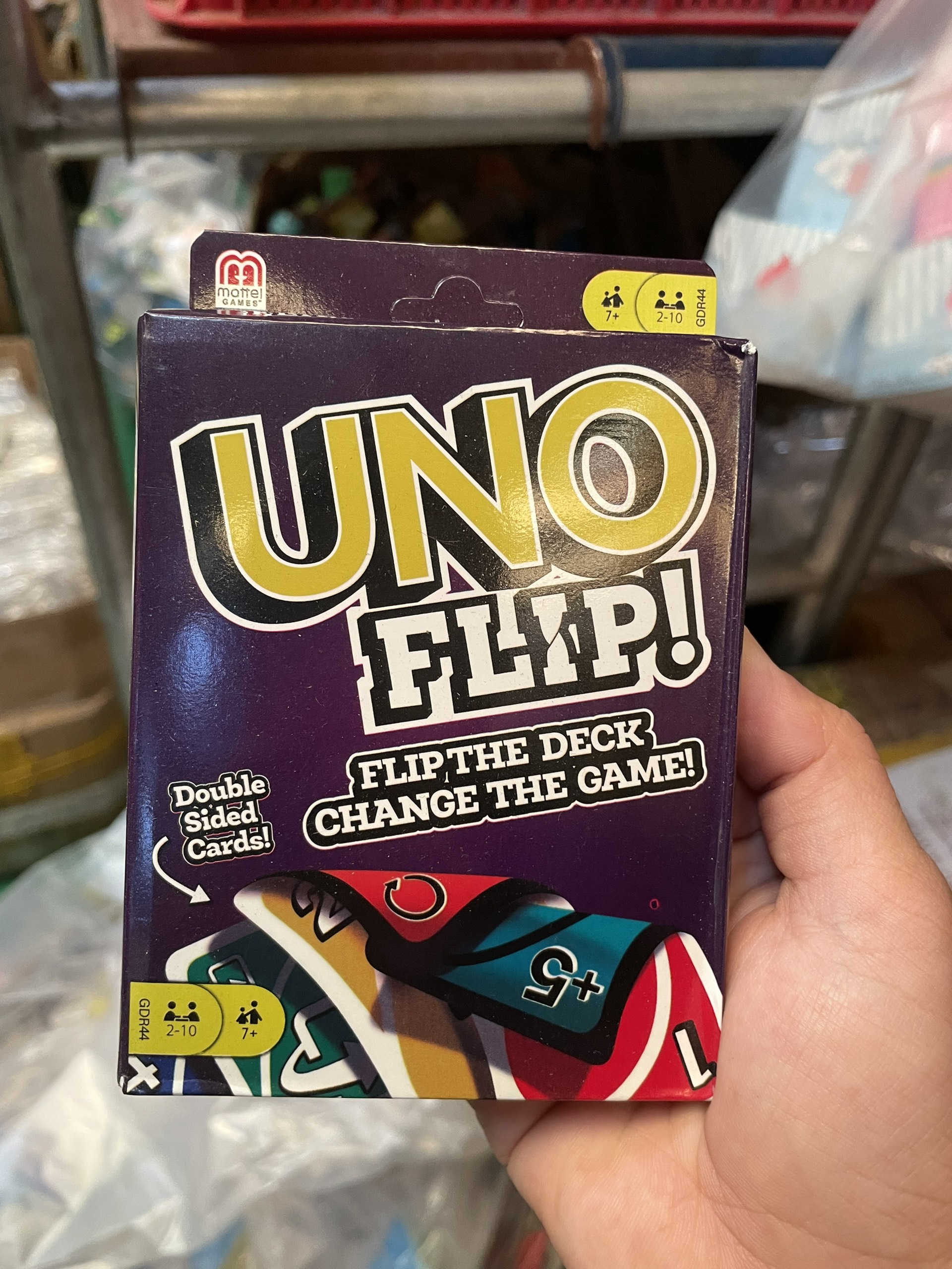 Bộ bài 112 lá uno flip - giấy bìa cứng cao cấp