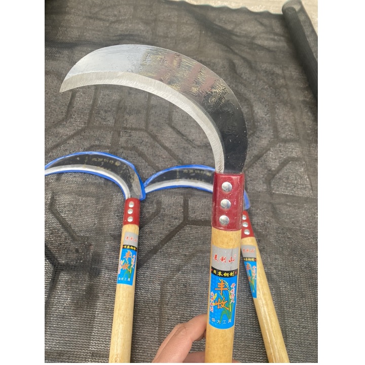 Dao liềm phát cỏ cán gỗ