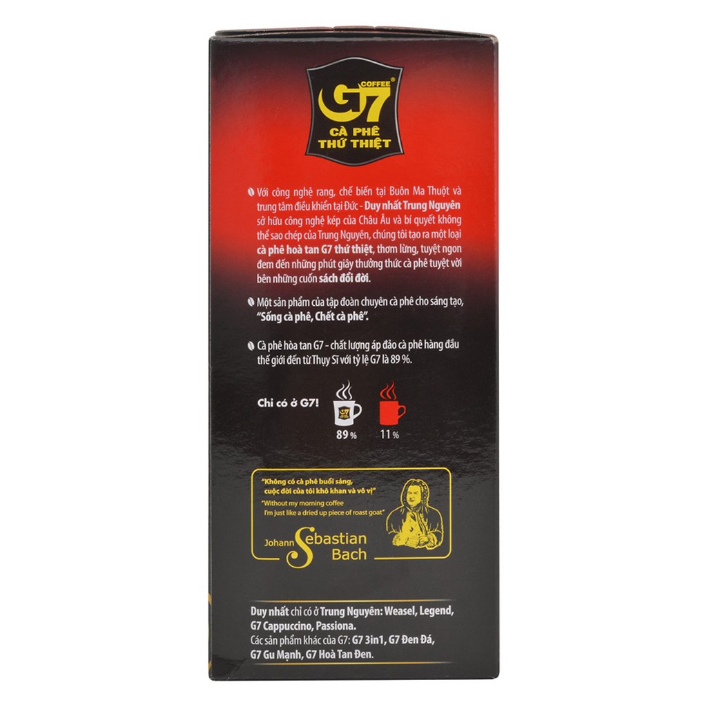 Cà Phê G7 3in1 Hộp 18 gói