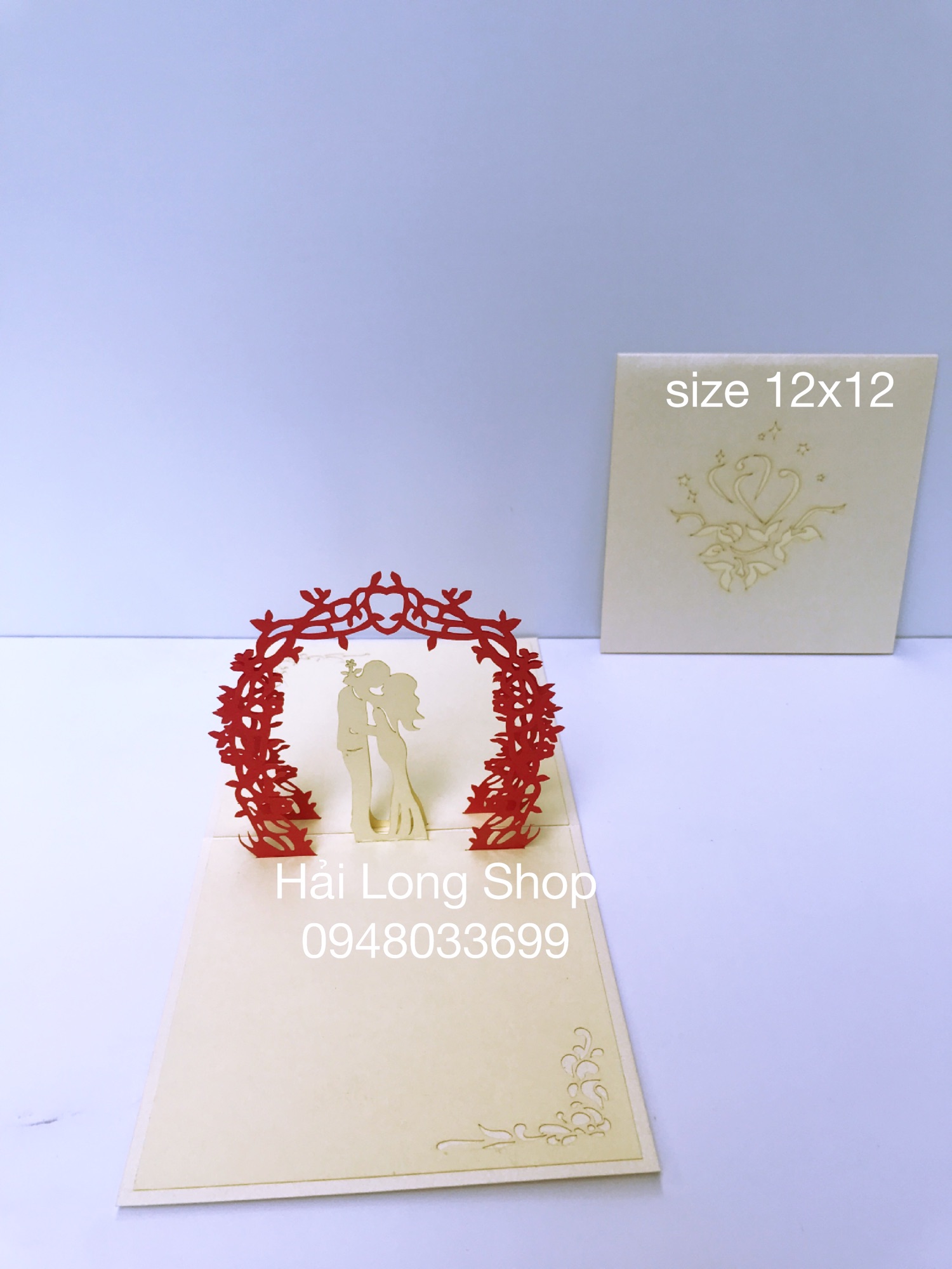 Đám Cưới 14 ( cổng hoa ) - Wedding - Thiệp 3D