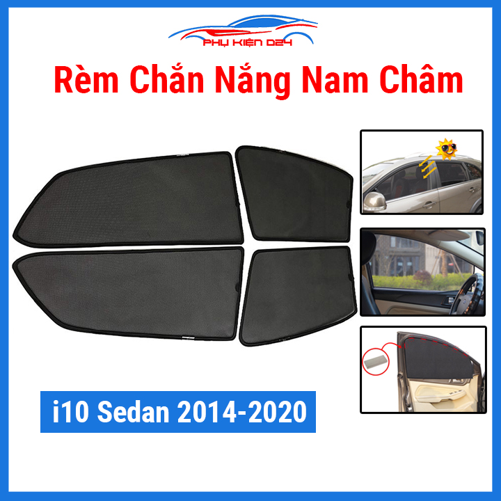 Chắn nắng nam châm ô tô i10 sedan 2014 2015 2016 2017 2018 2019 2020 che nắng, cản bụi, bảo vệ xe hơi