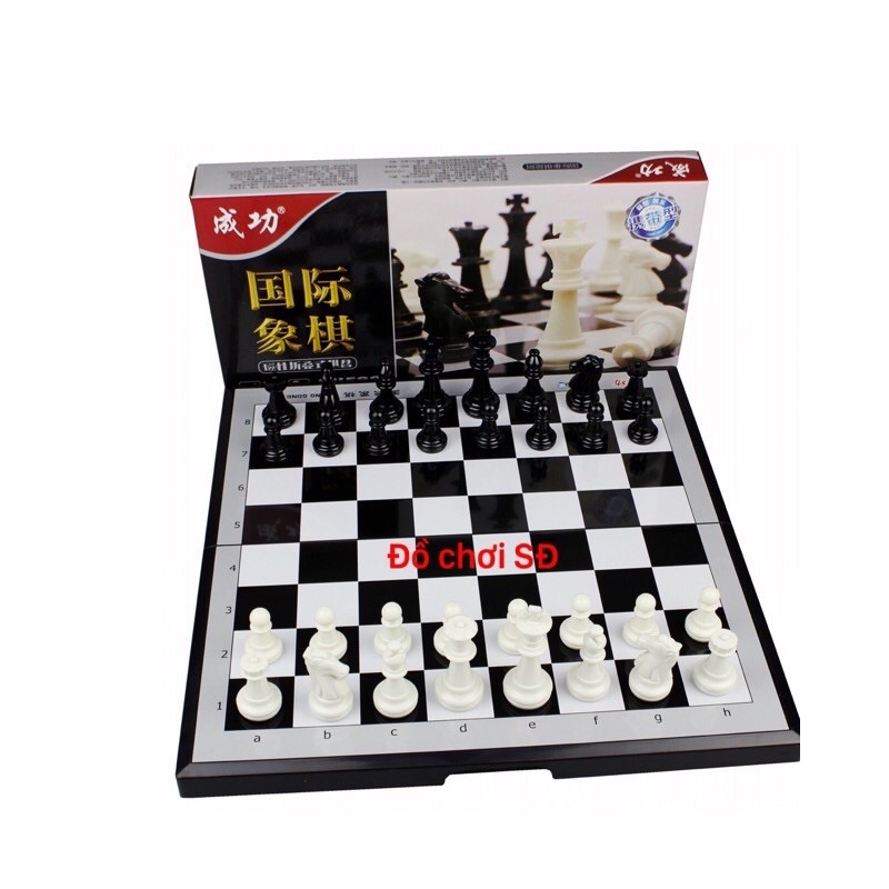 Cờ vua có nam châm - bàn trung 28 cm