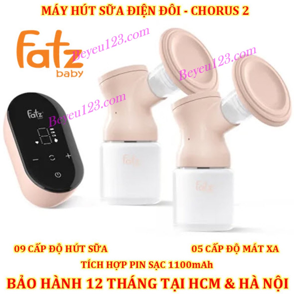 Máy hút sữa điện đôi có pin sạc fatzbaby fatz fb1182mx ghot1