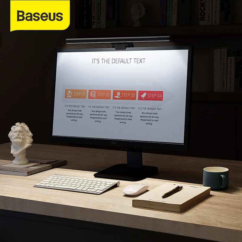 Bảng giá Baseus LED Screenbar Light Computer Desk Lamp Touch Control Stepless Dimming Hanging Light For Home Office LCD Monitor Lamp Study Eye Protection Reading Light Phong Vũ
