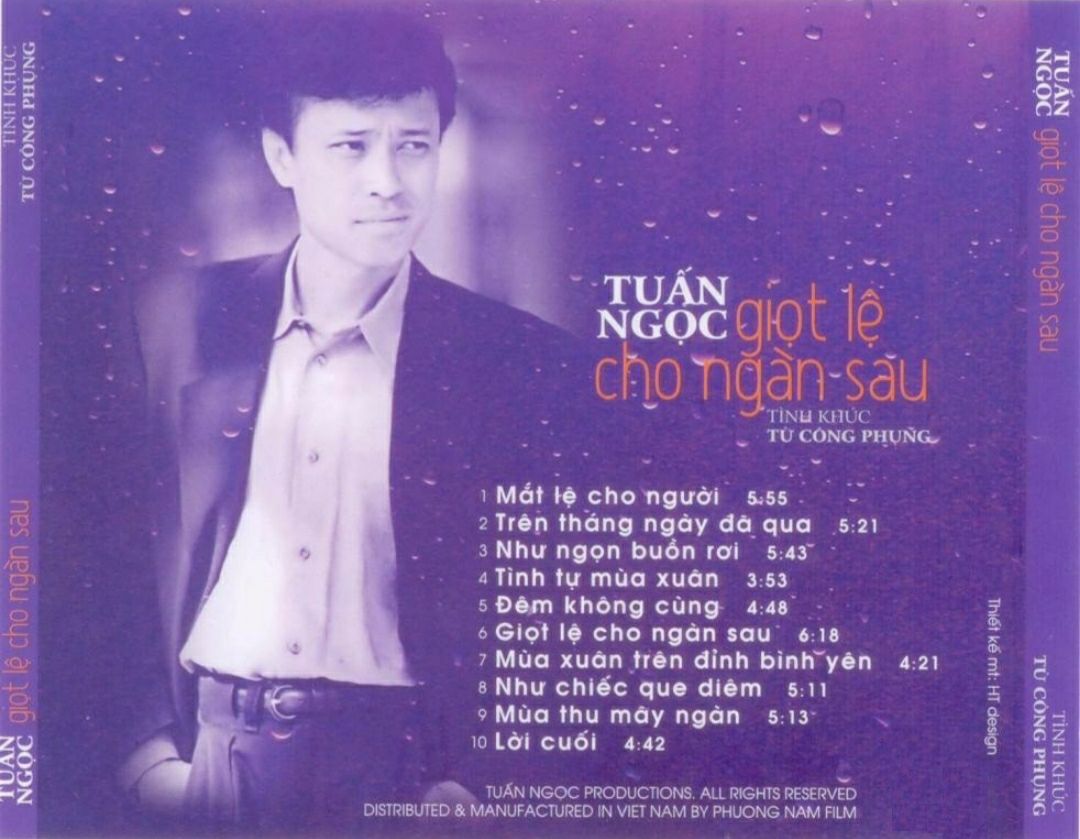 Bộ 5 cd Tuấn Ngọc Mitsubishi phono