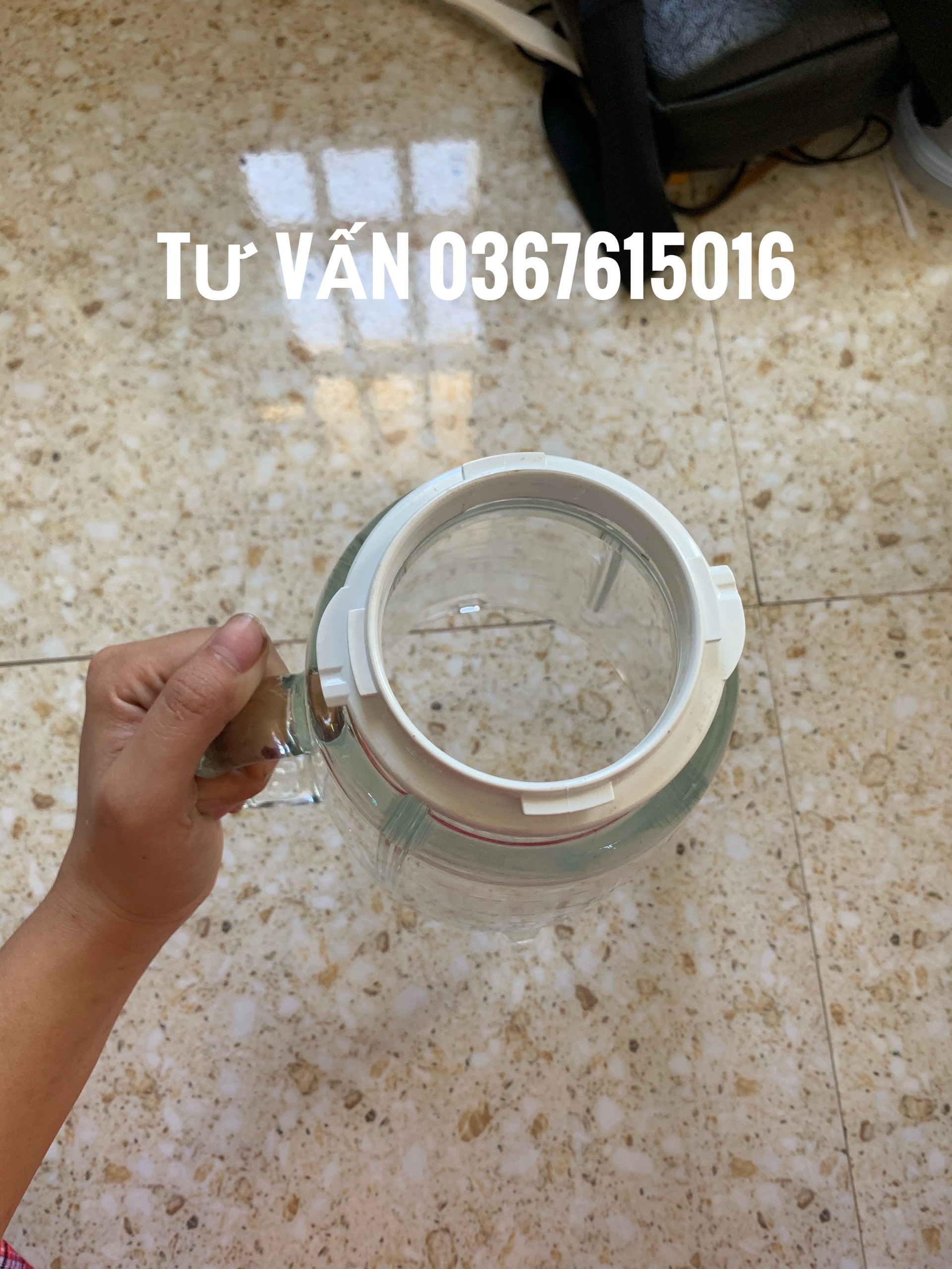 Cối thủy tinh philips HR 2116