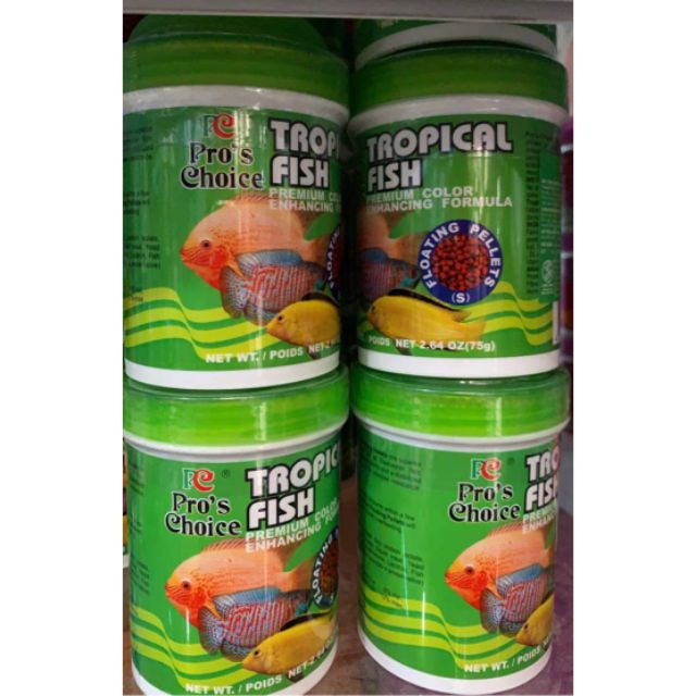 THỨC ĂN CÁ ALI, SẶC, PHƯỢNG HOÀNG TROPICAL FISH PRO CHOICE 75G