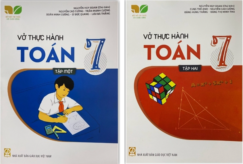 Sách - combo vở thực hành toán lớp 7 tập 1+2