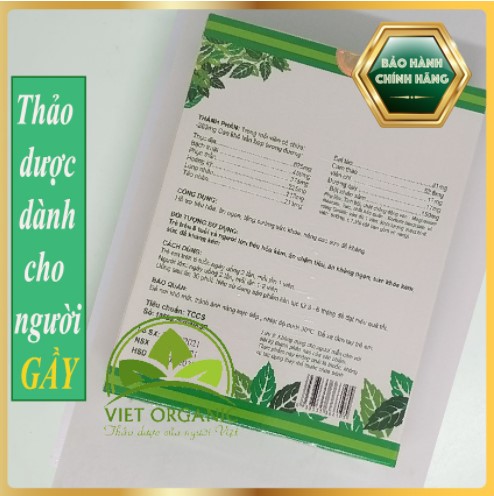 Tăng cân Sâm Bổ Kiện (THẢO MỘC NAM ORGANIC)