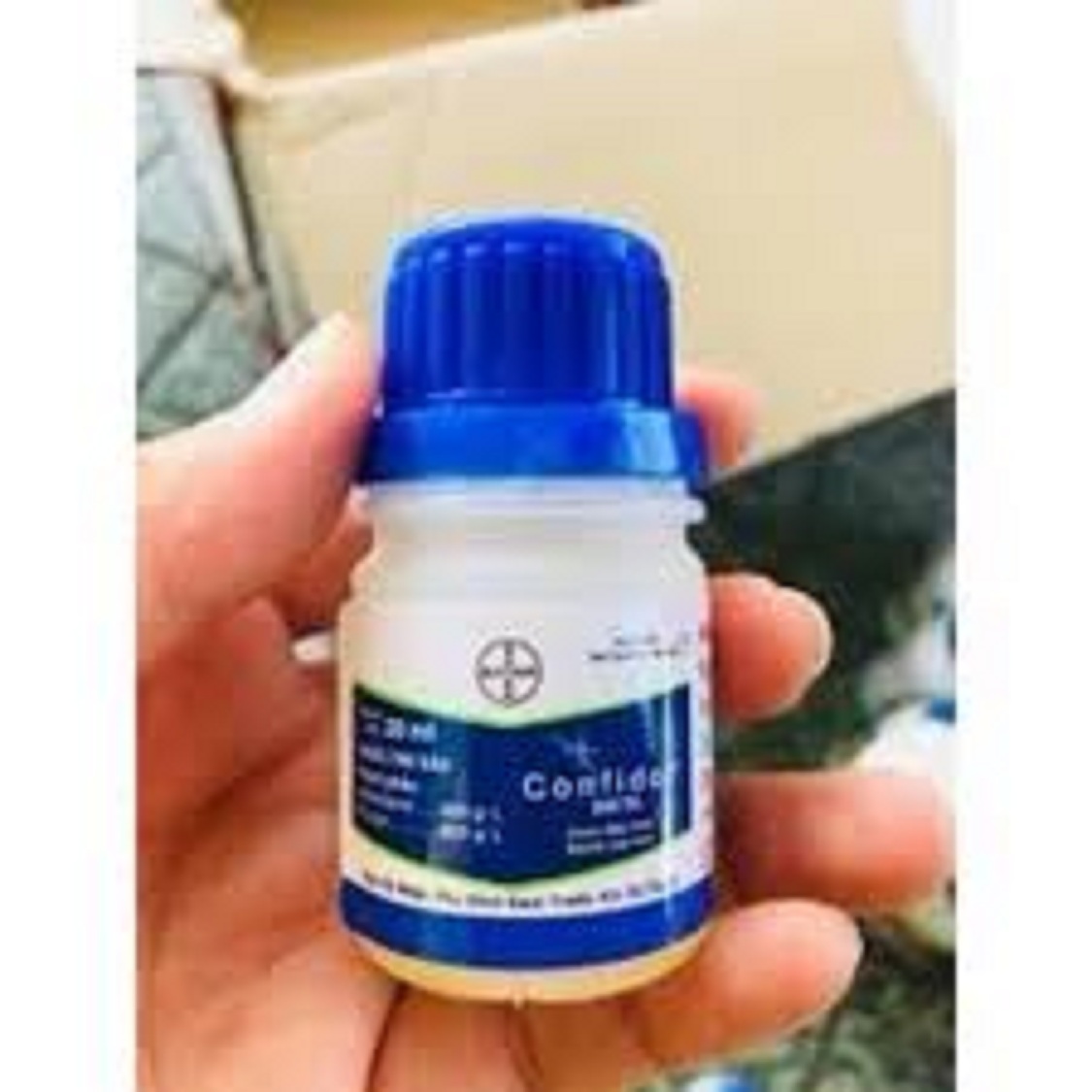 Chế phẩm Confidor 200SL (20ml) Sâu Vẻ Bùa,bọ trĩ, côn trùng chích hút Hoa Hồng, Hoa Kiểng, Cây Trồng