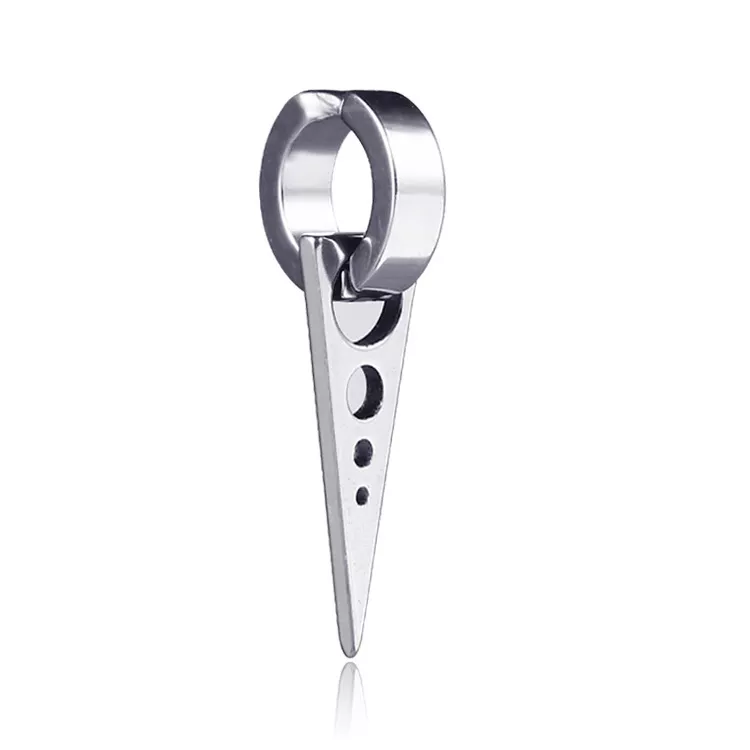 Khuyên tai titan nam không cần bấm lỗ khuyên giả ALL in One cực chất nhiều lựa chọn