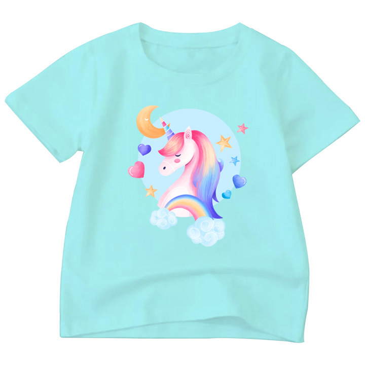[HCM]Áo Thun bé gái in hình vải polly cotton dày mịn in hình sản phẩm của gian hàng Thời Trang ELSA