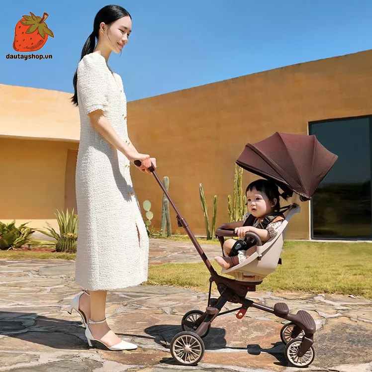Xe đẩy gấp gọn V7 Baobaohao 2 chiều cho bé