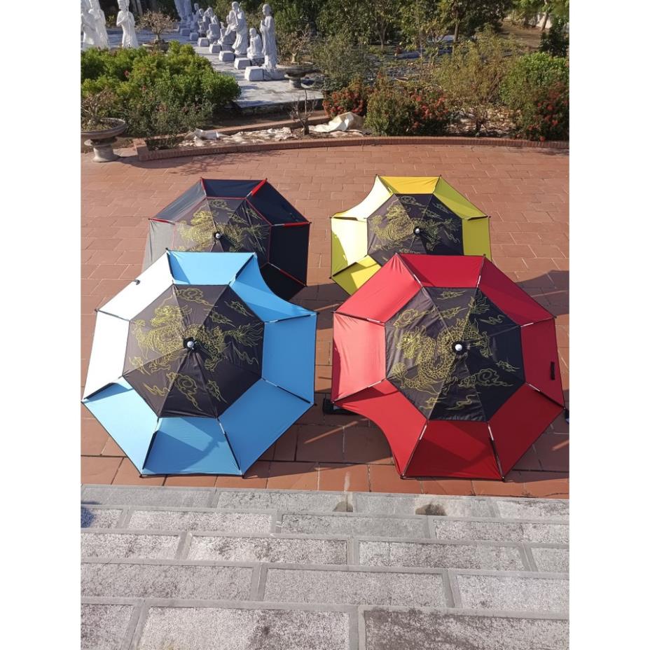 Ô Dù Câu Cá Kim Long 2 Tầng, Ô 2m2- 2m4 cao cấp