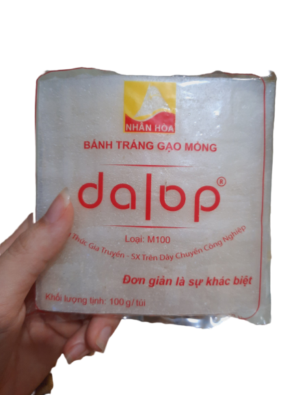 Bánh tráng gạo mỏng BÌnh Định Dalop - Bánh tráng cuốn chả giò- Bánh tráng gạo nhúng