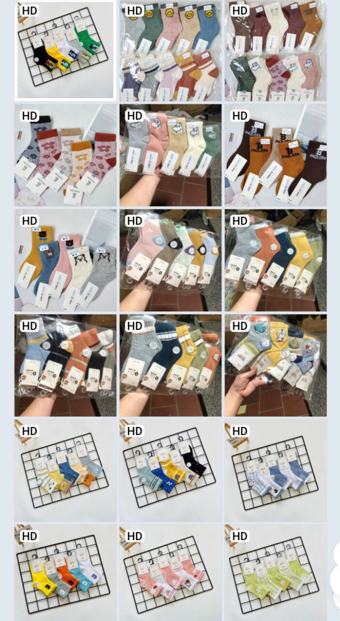 Tất len cao cổ thu đông cho bé từ 1-4 tuổi ( 1 đôi )