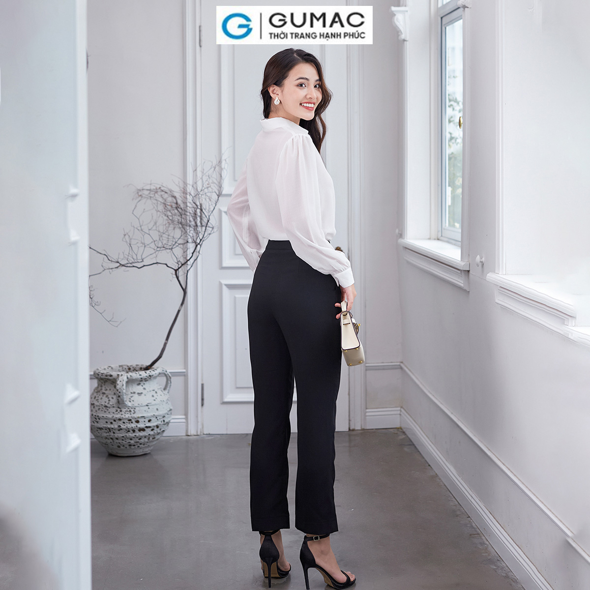 Áo sơ mi nữ căn bản thời trang GUMAC AD12011