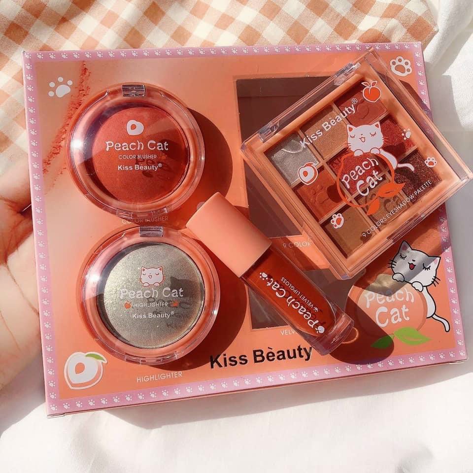 Sét Meckup Kiss Beauty Cat 4 món sang chảnh