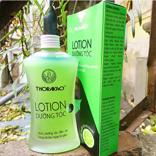 Xịt kích mọc tóc bưởi - sịt kích mọc tóc 120ml - Tinh dầu dưỡng tóc bưởi Thorakao Lotion