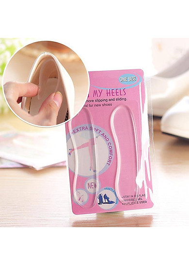 [HCM]COMBO 4 Miếng Silicon Lót Gót Giày Cao Gót Đi Êm Chân (2 Set)