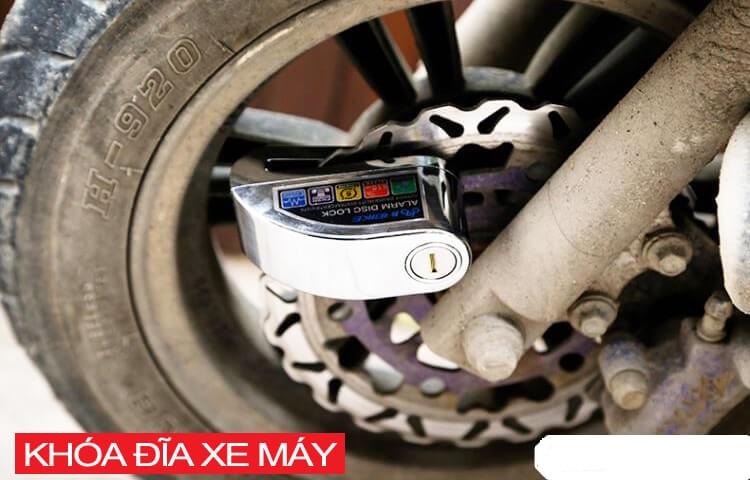 Khóa đĩa chống trộm xe máy KINBAR ALARM LOCK giúp khóa đĩa xe máy, chống trộm xe máy