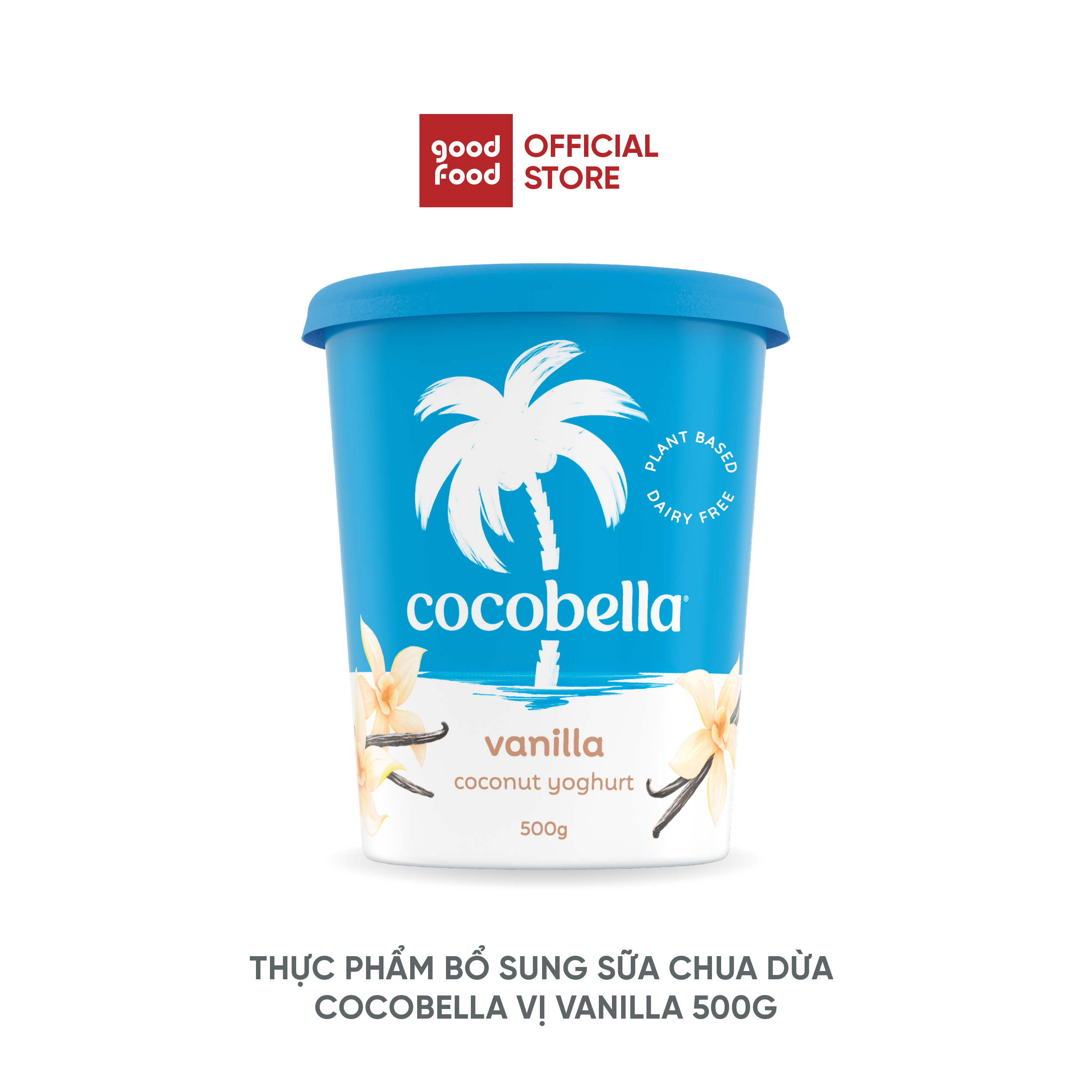Thực Phẩm Bổ Sung Sữa Chua Dừa Cocobella vị vanilla 500G - 1 hũ