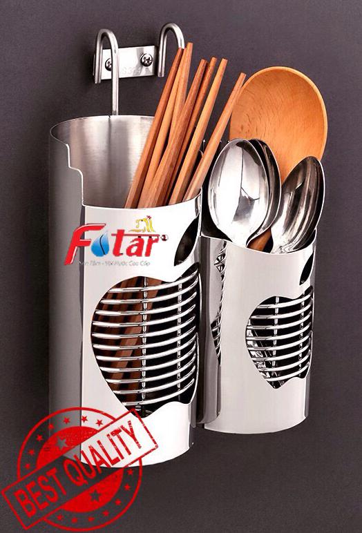 [HCM][DÀY NẶNG ĐẸP NGUYÊN KHỐI] Ống Đựng Đũa Muỗng Bằng inox 304 OĐ1 ỐNG ĐŨA TÁO 2 NGĂN hàng đặt xưởng dày dặn cầm nặng tay inox chuẩn không han gỉ hàng đẹp bao xài