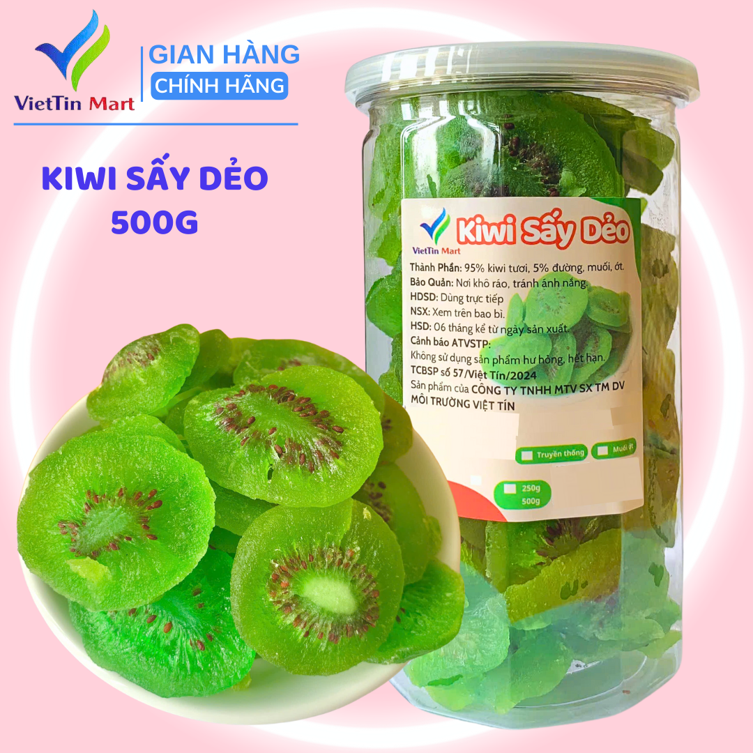 KIWI SẤY DẺO MUỐI ỚT Viettin mart 500G