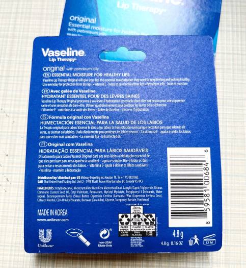 Son Dưỡng Môi Dạng Thỏi Vaseline Lip Therapy 4,8g