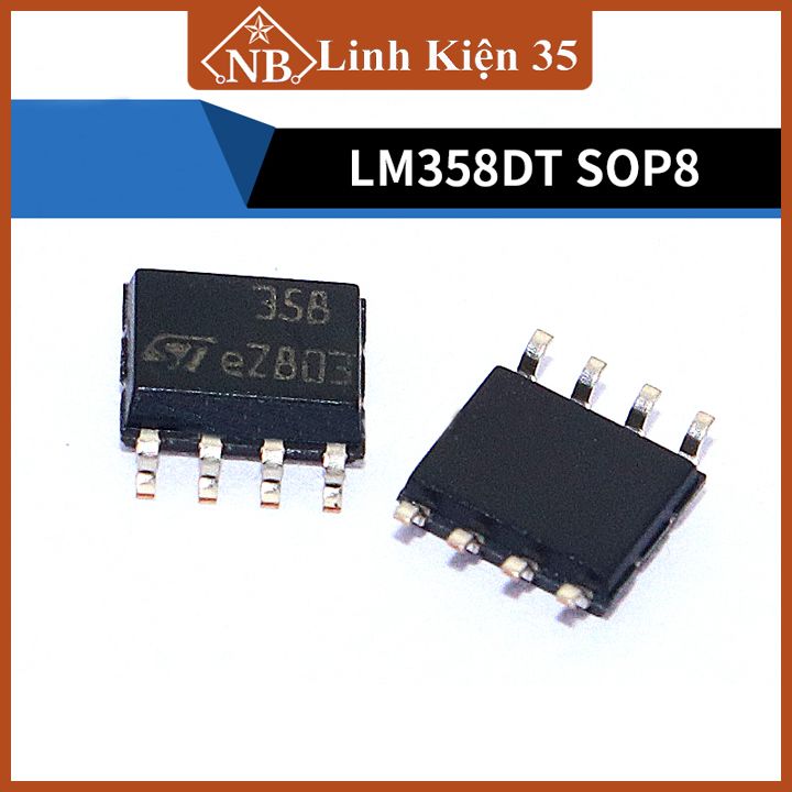 Ic chức năng LM358N chân dán SOP8 8 chân