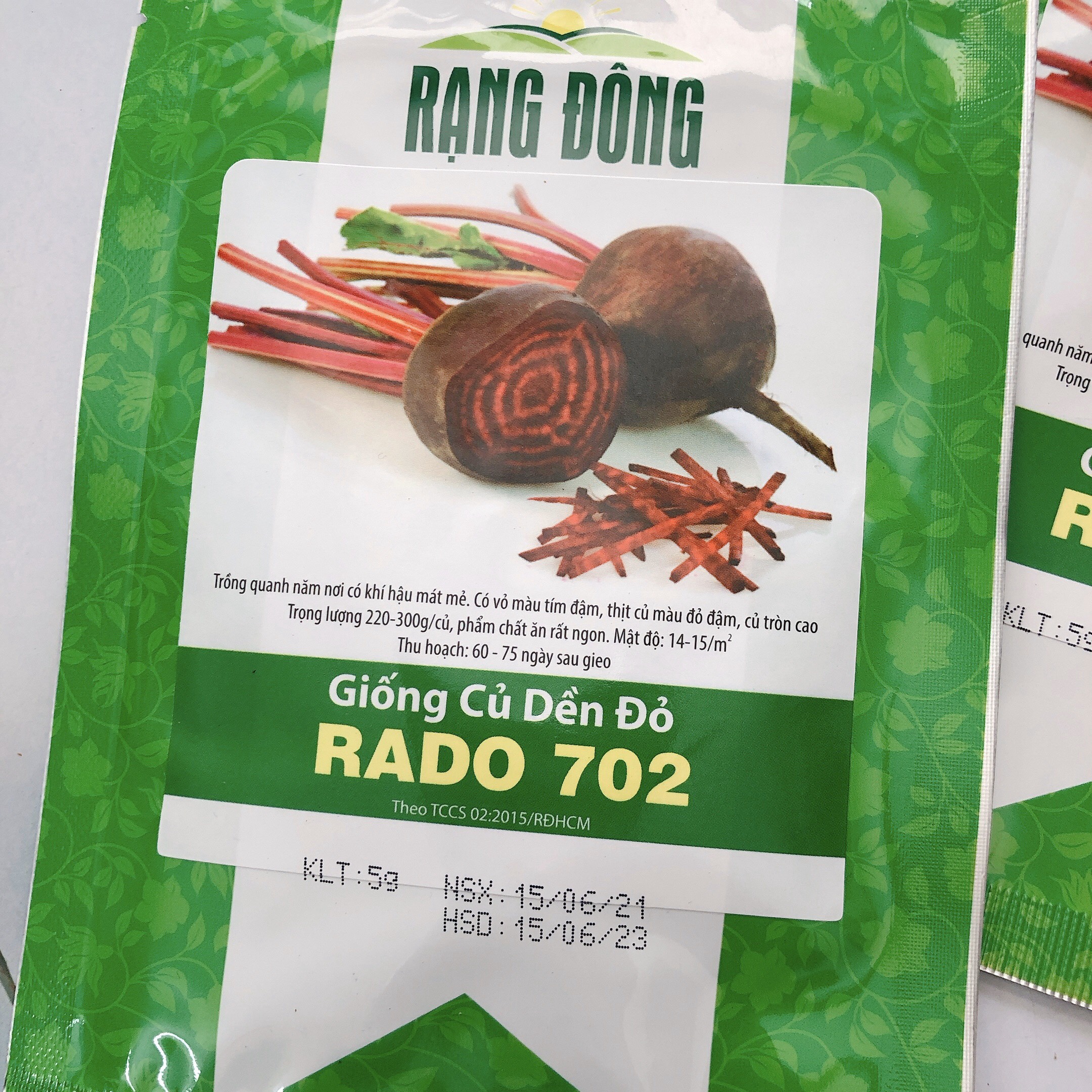 [HCM]Hạt giống RD Củ dền đỏ Rado 702 gói 5gr