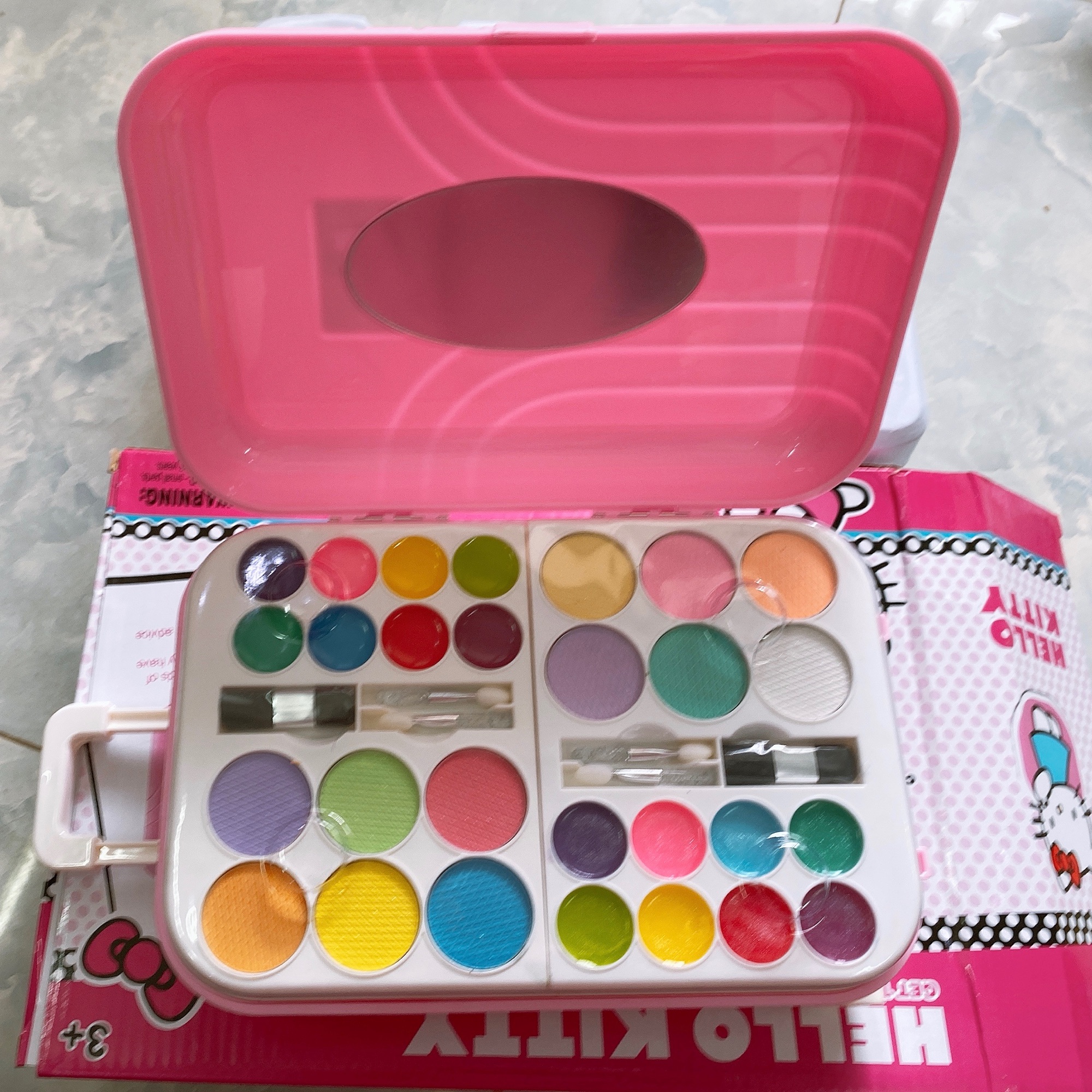 [HCM]Vali trang điểm hello kitty màu hồng