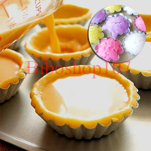 5 Khuôn tart nhôm vân miệng 7cm