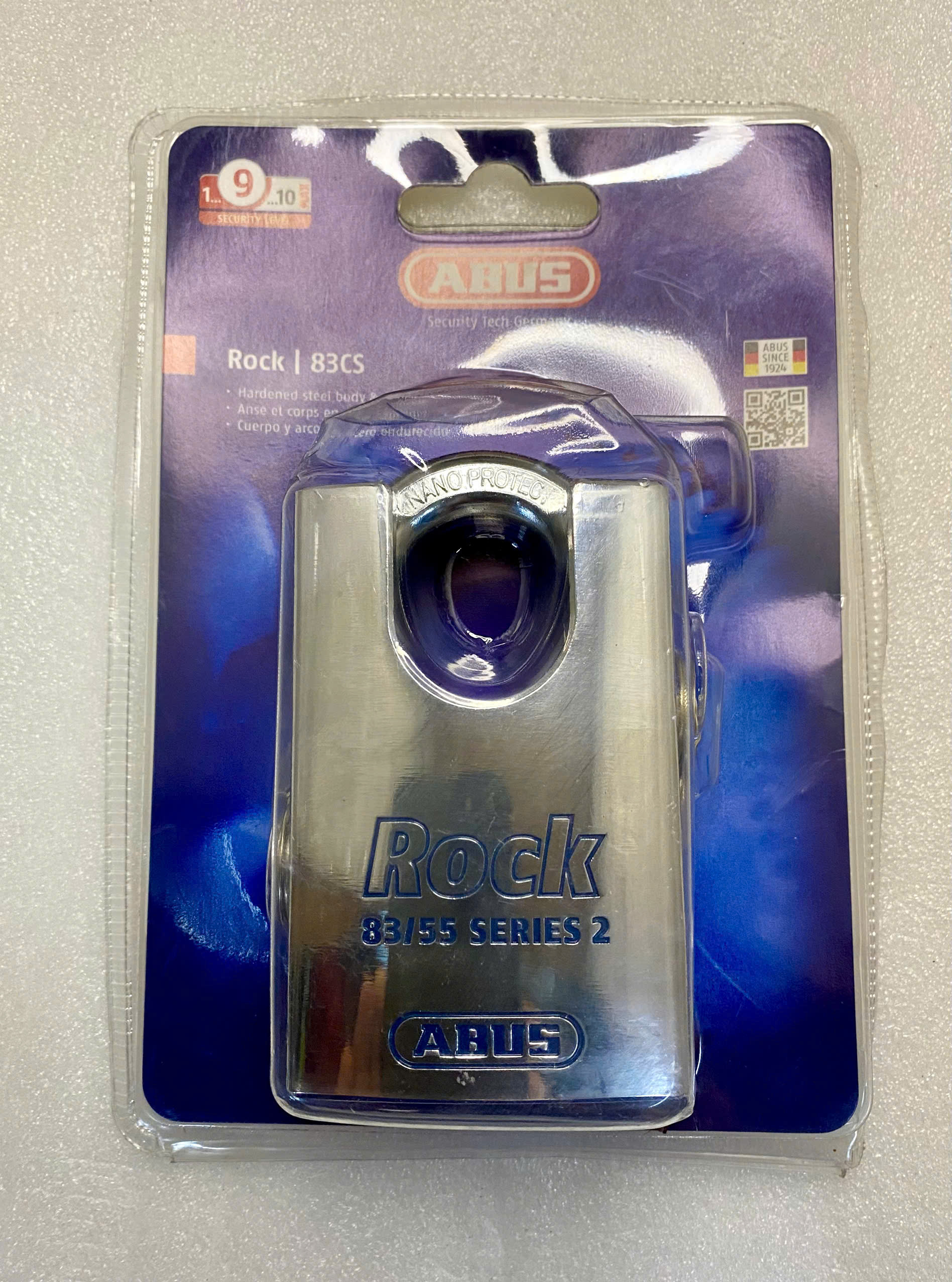 [HCM]ABUS 83CS/55 KHOÁ ABUS 83CS/55MM THÉP CHÔNG CẮT 4 CHÌA CAO CẤP THÉP SIÊU CỨNG