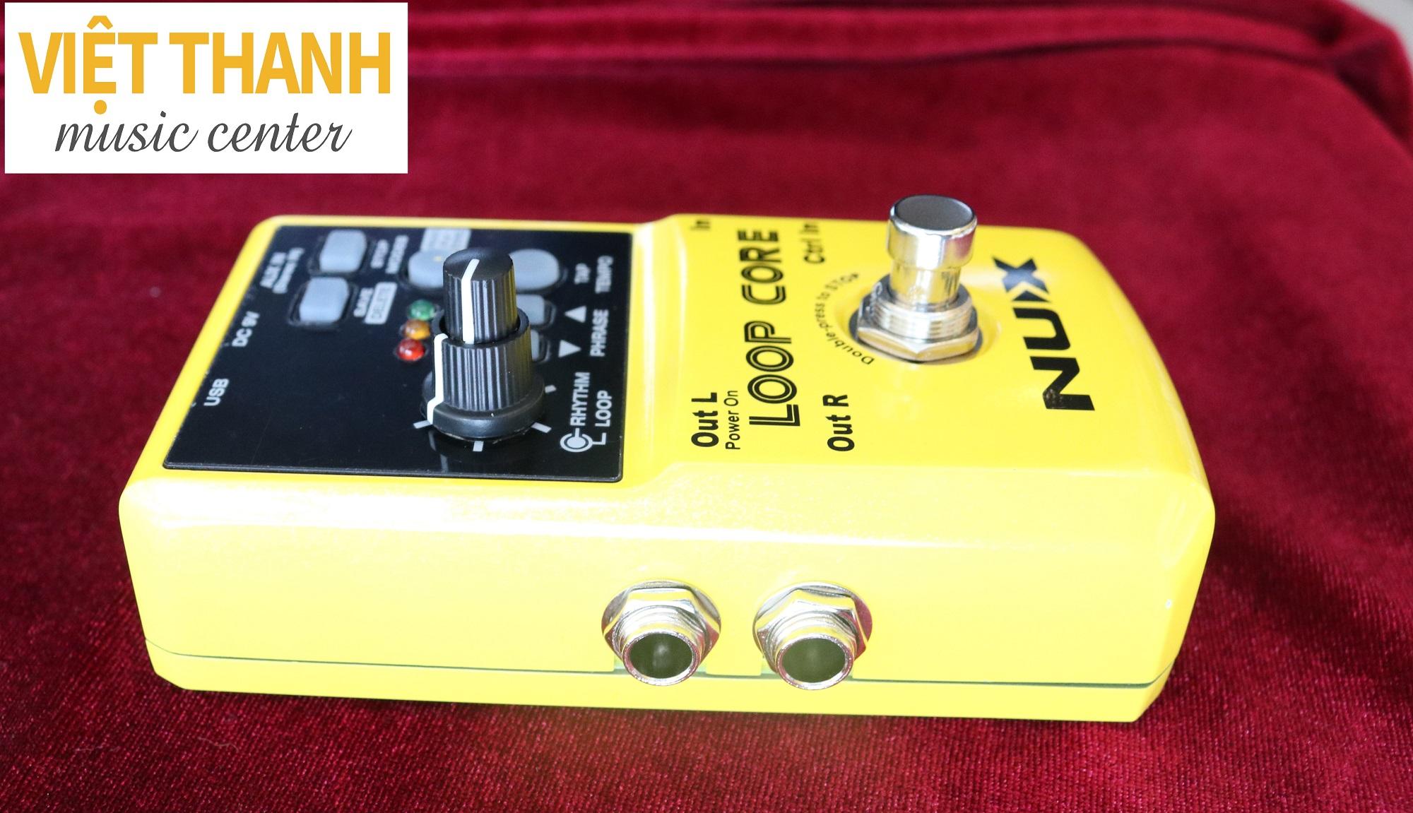 Phơ Guitar tạo vòng lặp Nux Loop Core Effect Pedal (Bàn đạp Looper Fuzz - Thời gian ghi âm 6h)