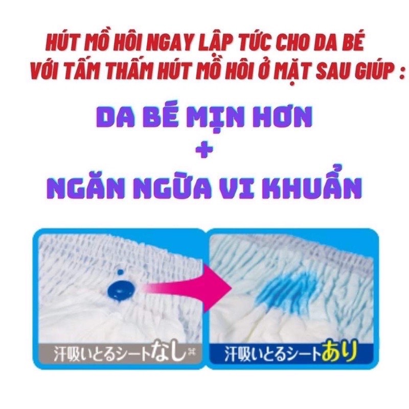 Bỉm Moony Mùa Hè Nội Địa Chính Hãng