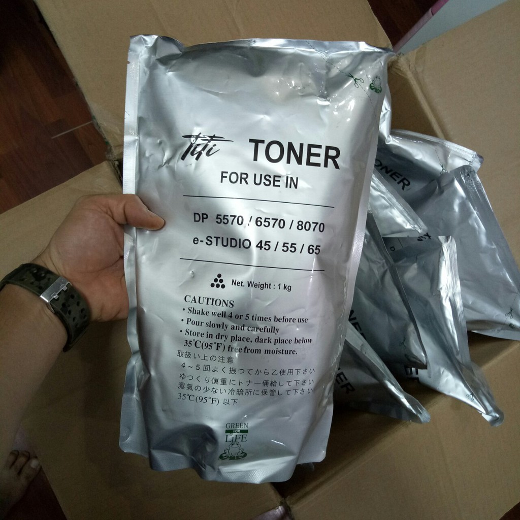 Mực túi TiTi, 1kg cho các dòng máy photo Toshiba, Ricoh