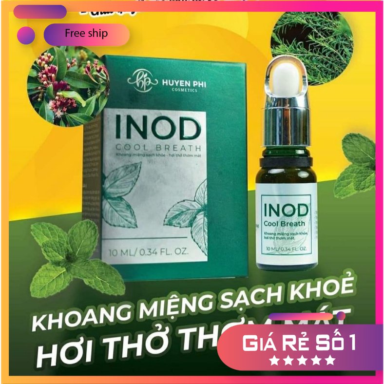Tinh dầu inod huyền phi 10ml thơm miệng , kháng khuẩn , nhiệt miệng , sâu răng hiệu quả
