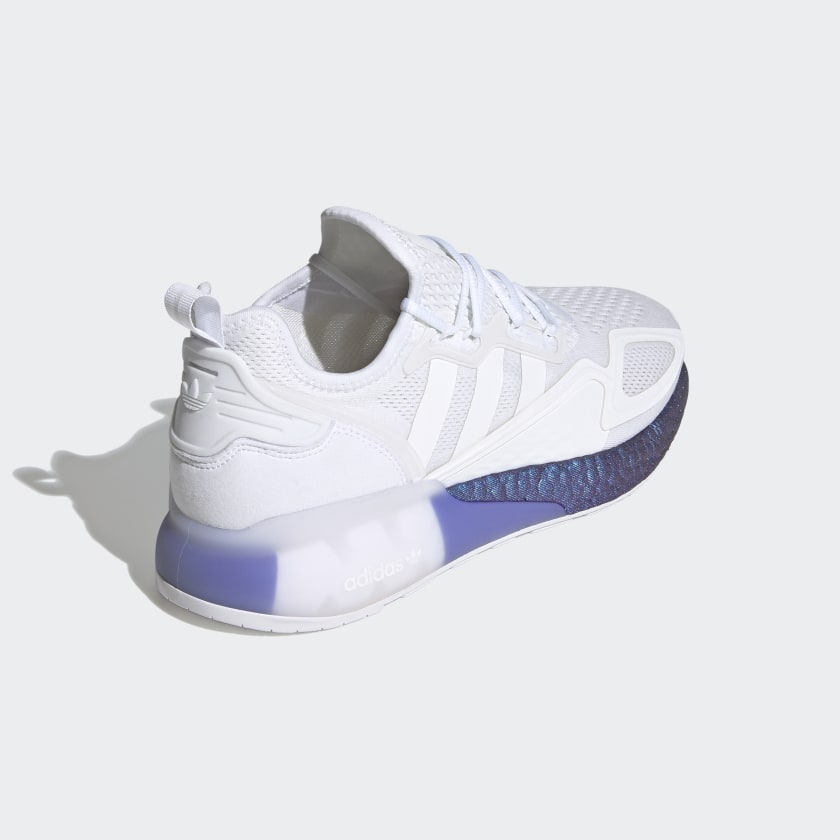 Giày Adidas Zx2K trắng xanh