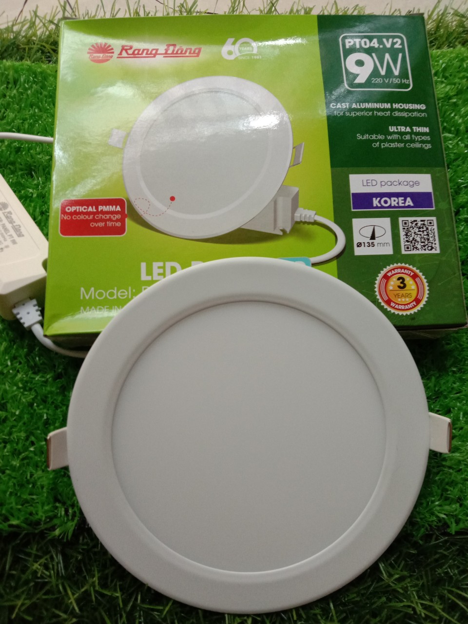 Đèn LED âm trần Rạng Đông 9w,12w(PT04.V2)