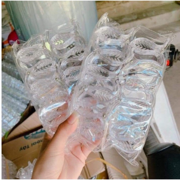(HCM)kẹp tóc kẹp càng cua 5 răng ,3 răng trong suốt